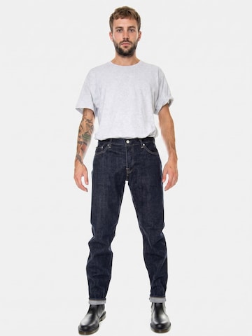 Baggy Jean 'Mens Regular Tapered Rinsed Blue Denim Jeans Pants' EDWIN en bleu