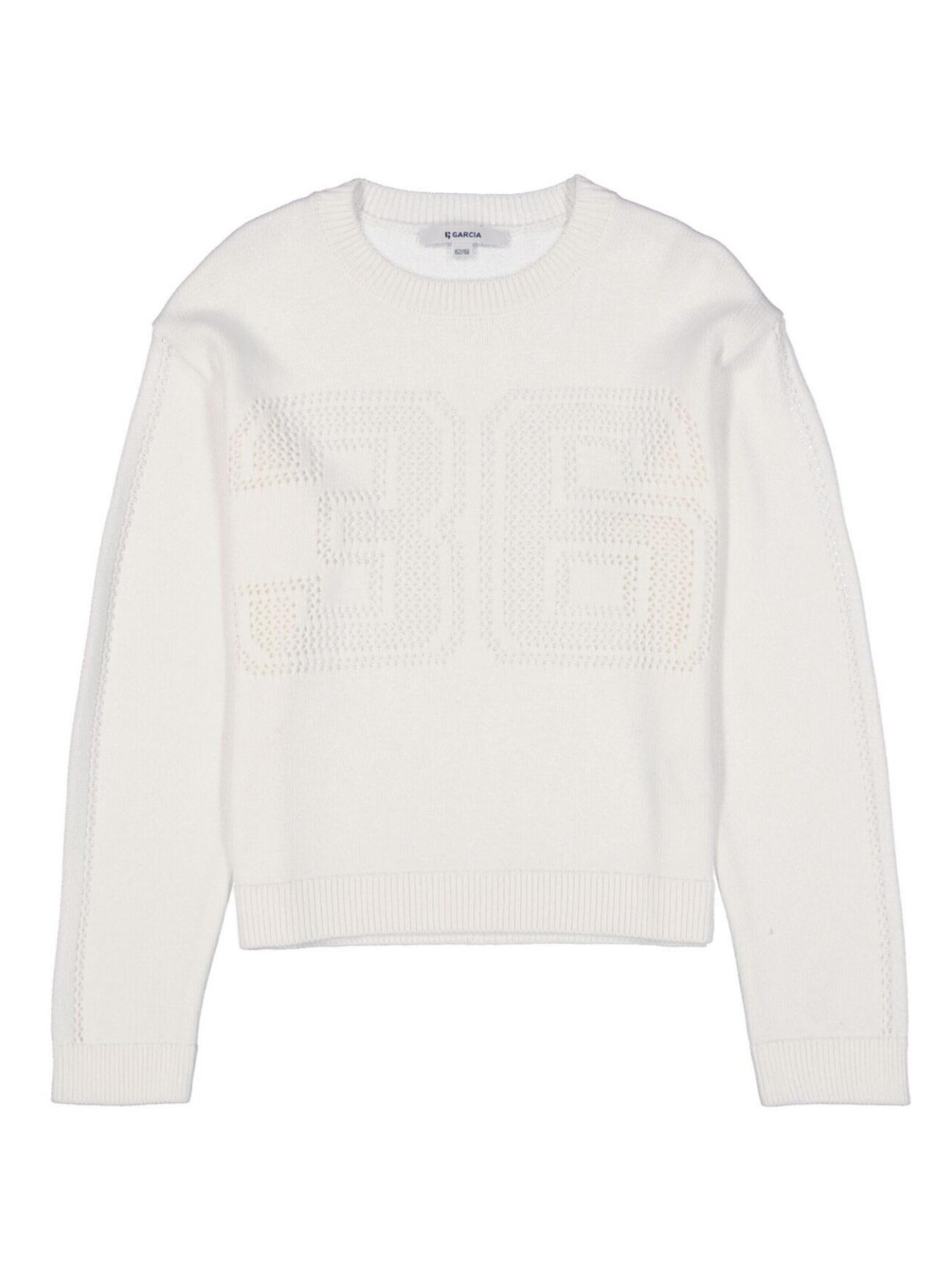 Pull-over GARCIA en blanc : devant