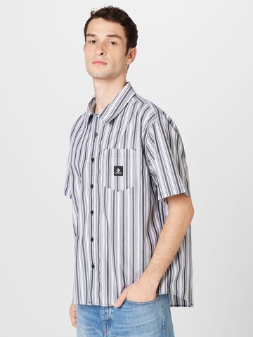 CONVERSE Comfort fit Button Up Shirt in Black: front