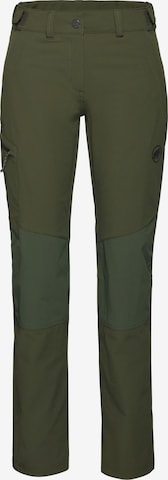MAMMUT Outdoor Pants 'Runbold Guide' in Green: front
