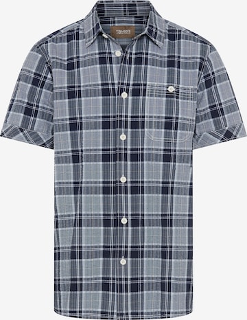 Man's World Hemd in Blau: Vorderseite