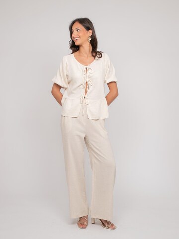 Dona Lisa Blouse 'OLERVIE' in Beige