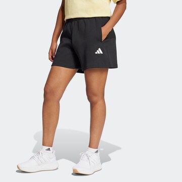 ADIDAS SPORTSWEAR - Loosefit Pantalón deportivo 'Future Icons' en negro: frente
