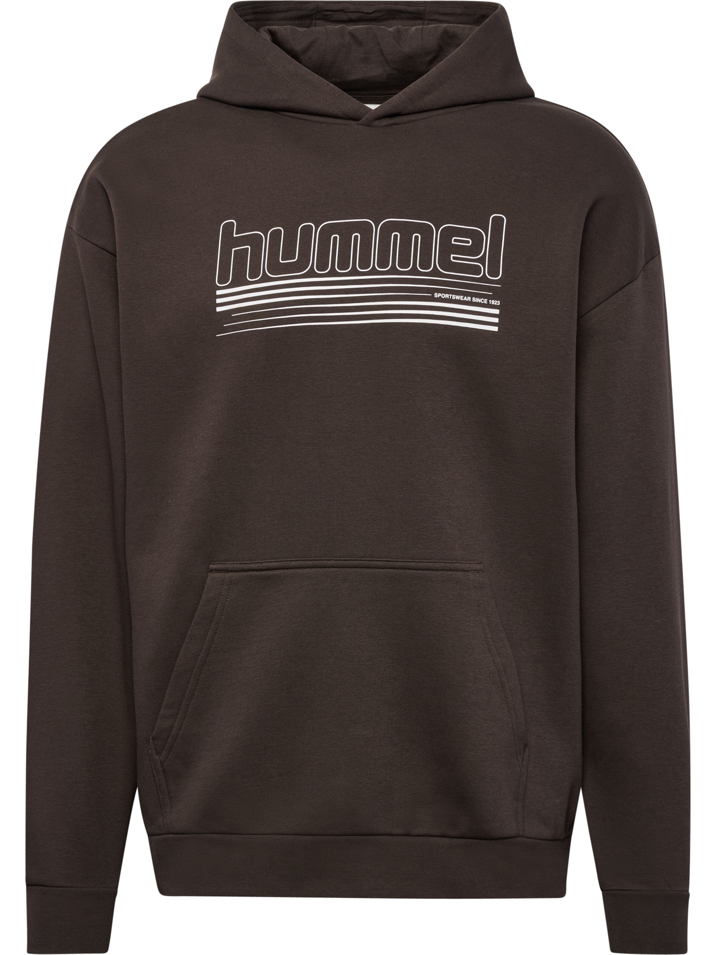 Hummel Sweatshirt i XXL i mørkegrå / hvid, Produktvisning