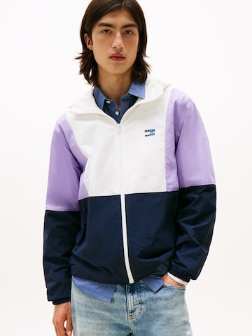 Tommy Jeans Prehodna jakna 'Chicago' | modra barva: sprednja stran