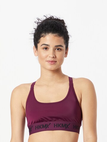 HKMX - Soutien Bustier Soutien de desporto em roxo: frente