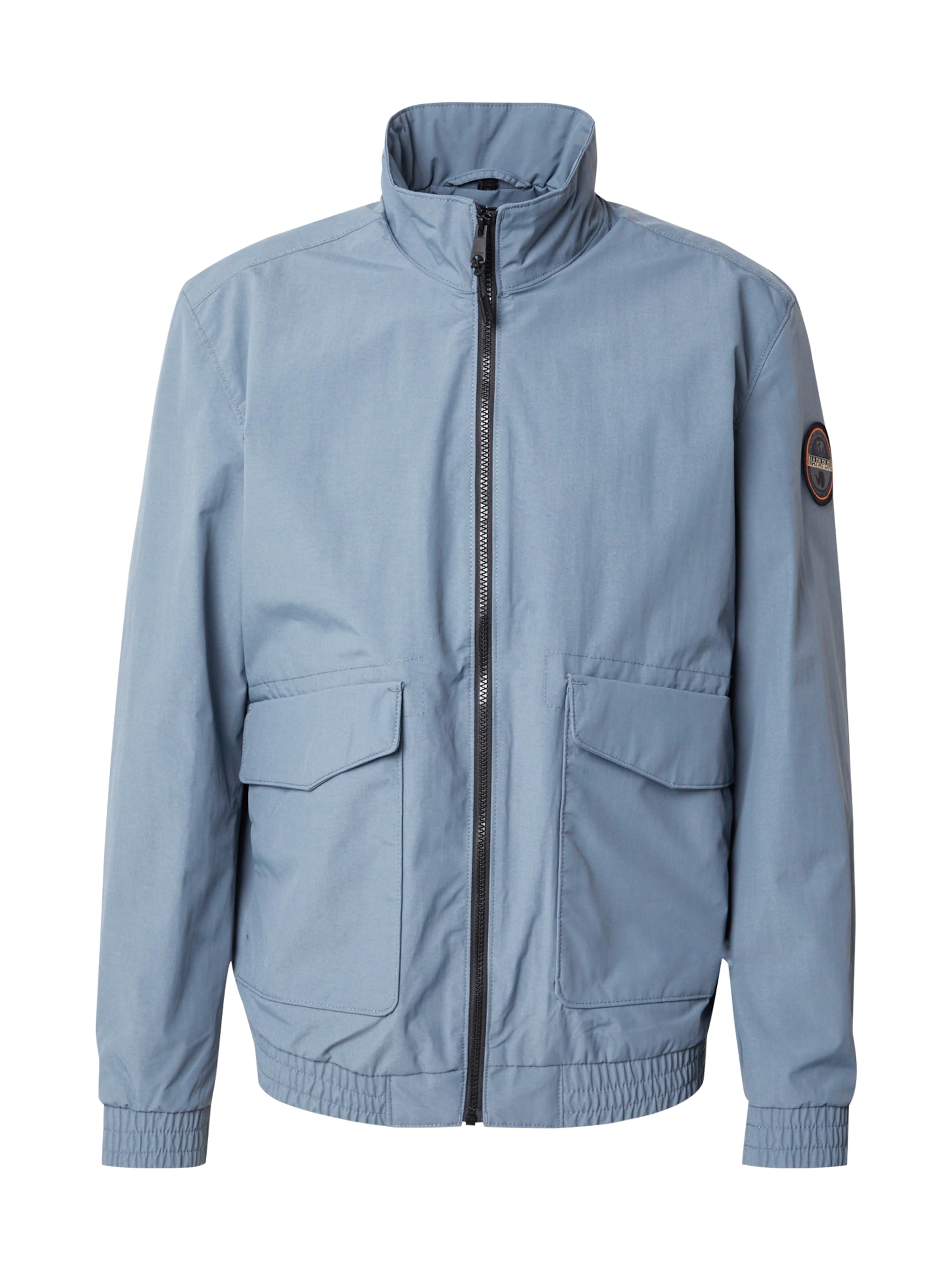 NAPAPIJRIPrijelazna jakna 'A-GIOVI' - siva boja: prednji dio