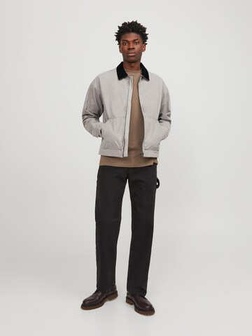 JACK & JONES Between-season jacket 'Dave' in Grey