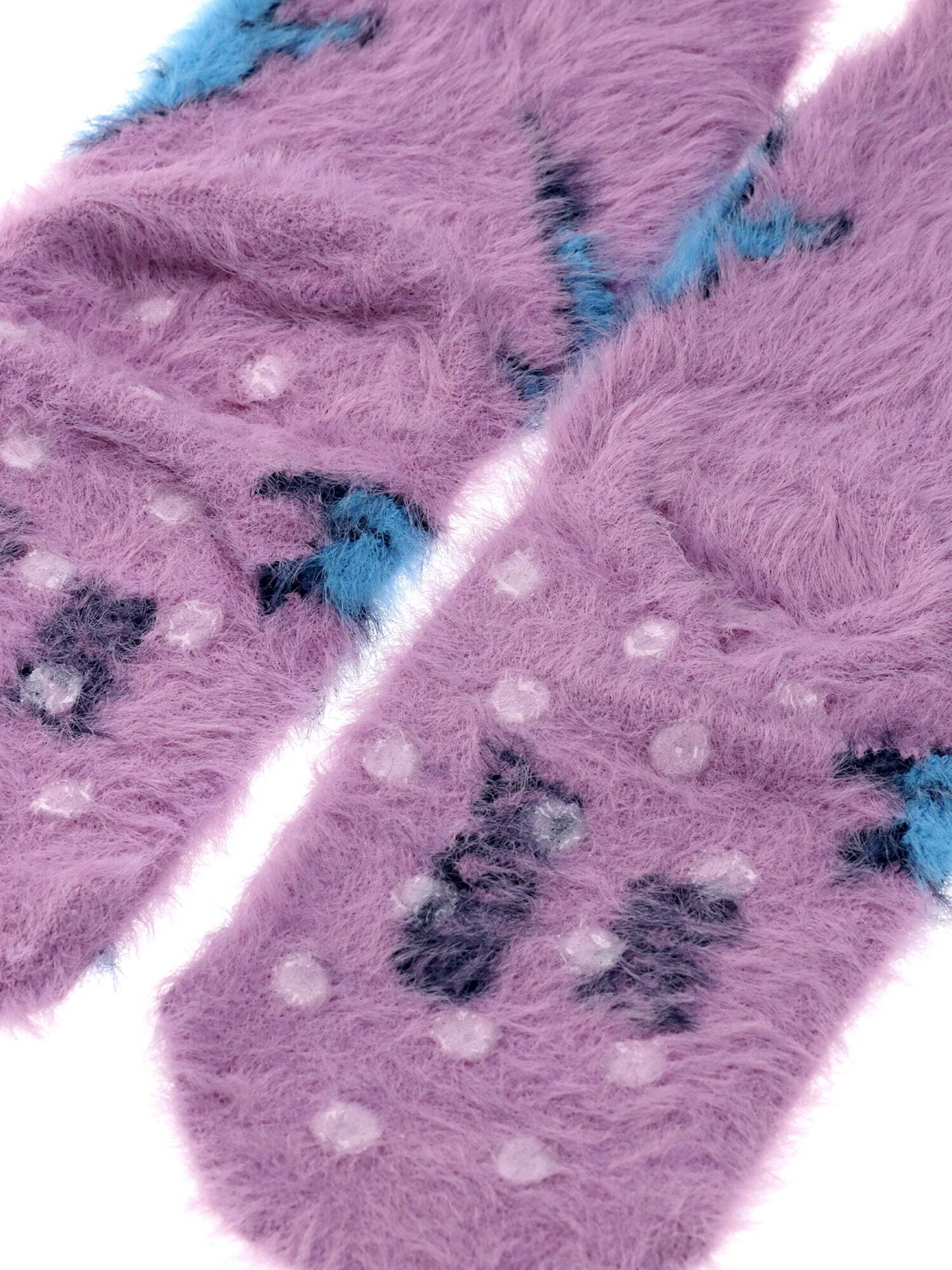 DISNEY Socken 'Lilo & Stitch' in Lila