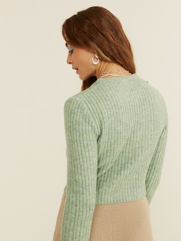 ABOUT YOU x Sofia Tsakiridou Sweater 'Anni' in Green