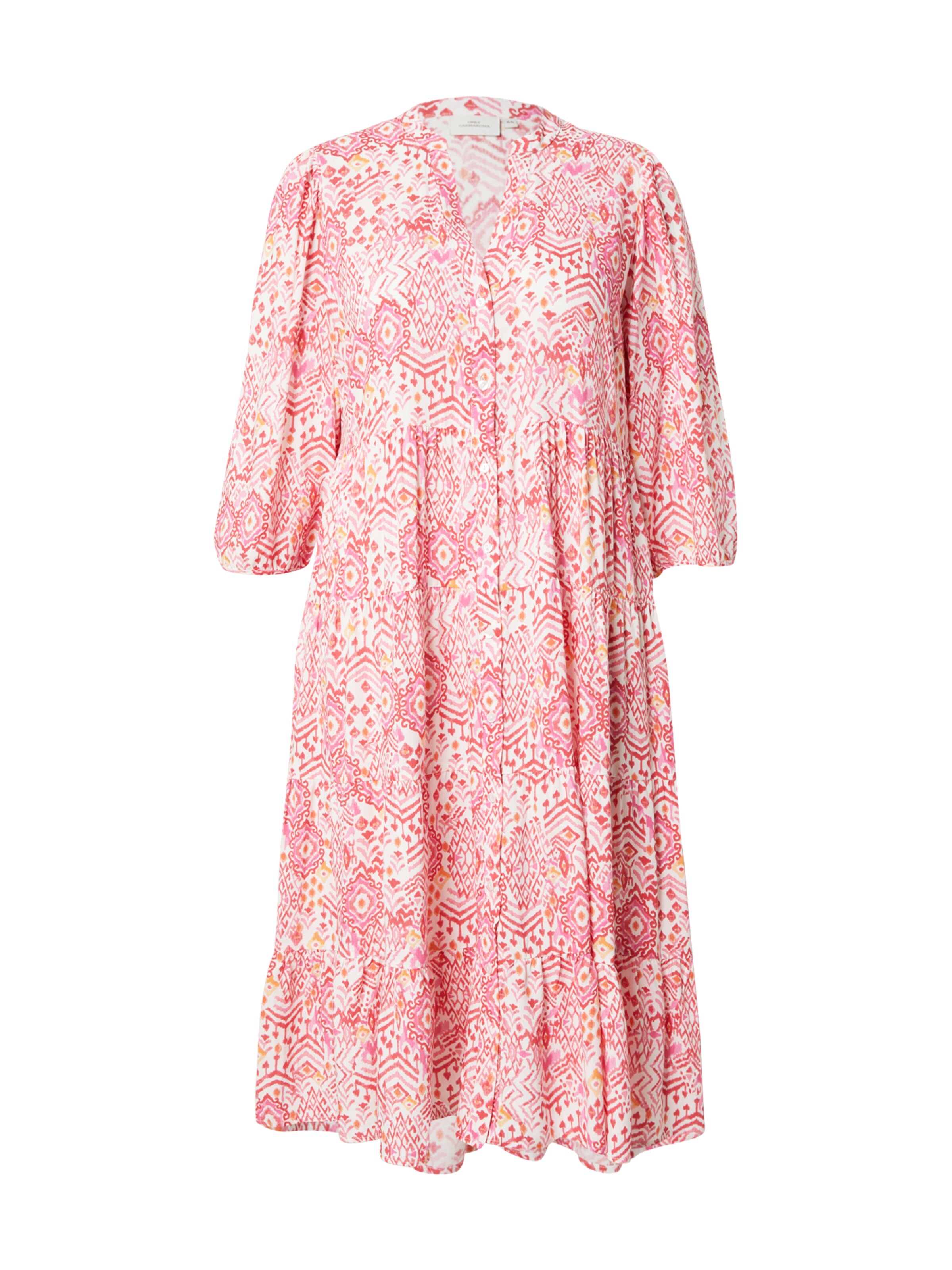 ONLY Carmakoma Μπλουζοφόρεμα 'CARMILANA' σε λευκό: μπροστά