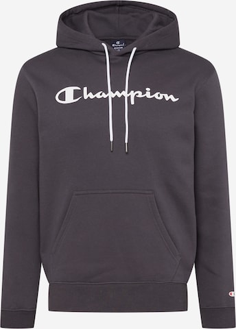 Champion Authentic Athletic Apparel Sweatshirt in Black: front