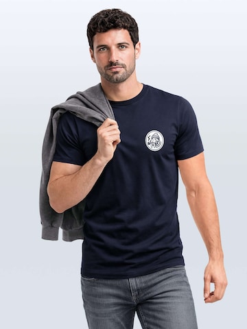 Neverless Shirt 'Walross' in Blue