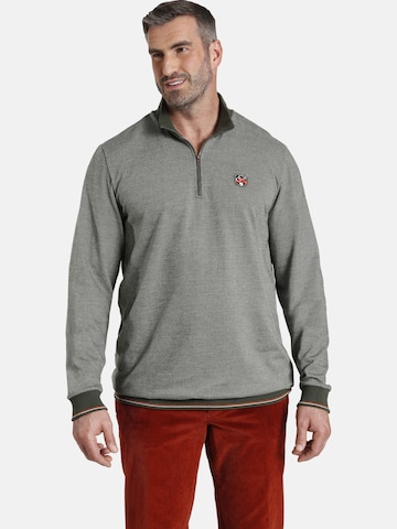 Charles Colby Sweatshirt 'Earl Bobby' in Grün: predná strana