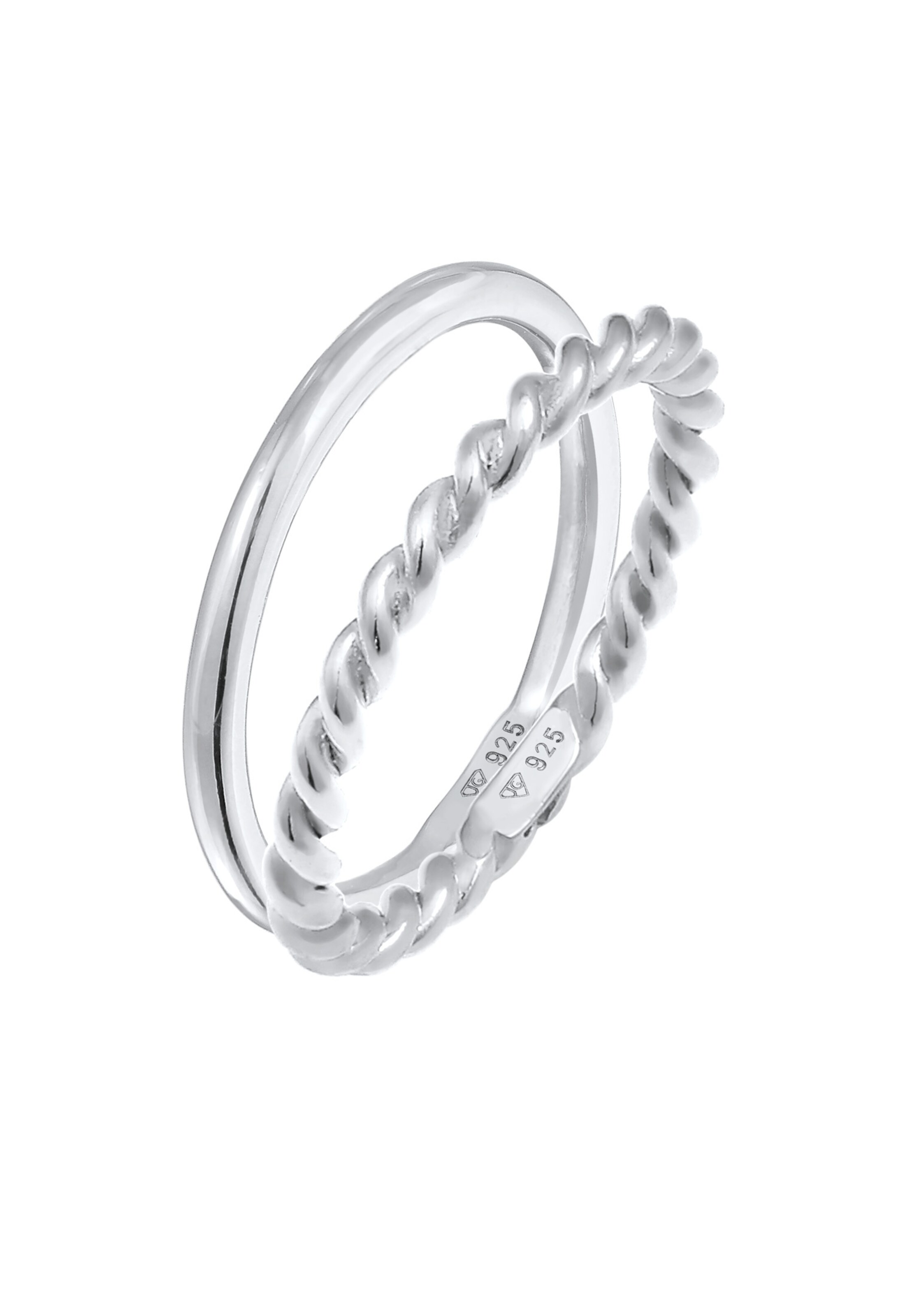 ELLI Ring in Silber: Vorderseite