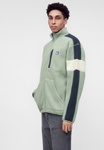 QUIKSILVER Funkcionalna jopa iz flisa 'CLEAN COAST' | zelena barva