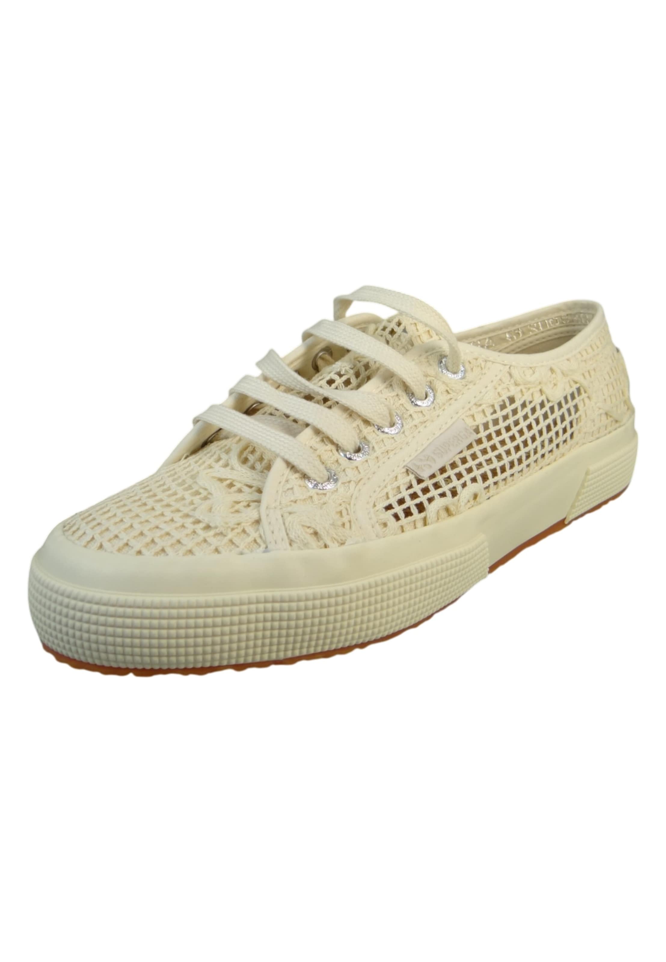SUPERGA Sneaker '2750 Net Flower' in Beige: Vorderseite