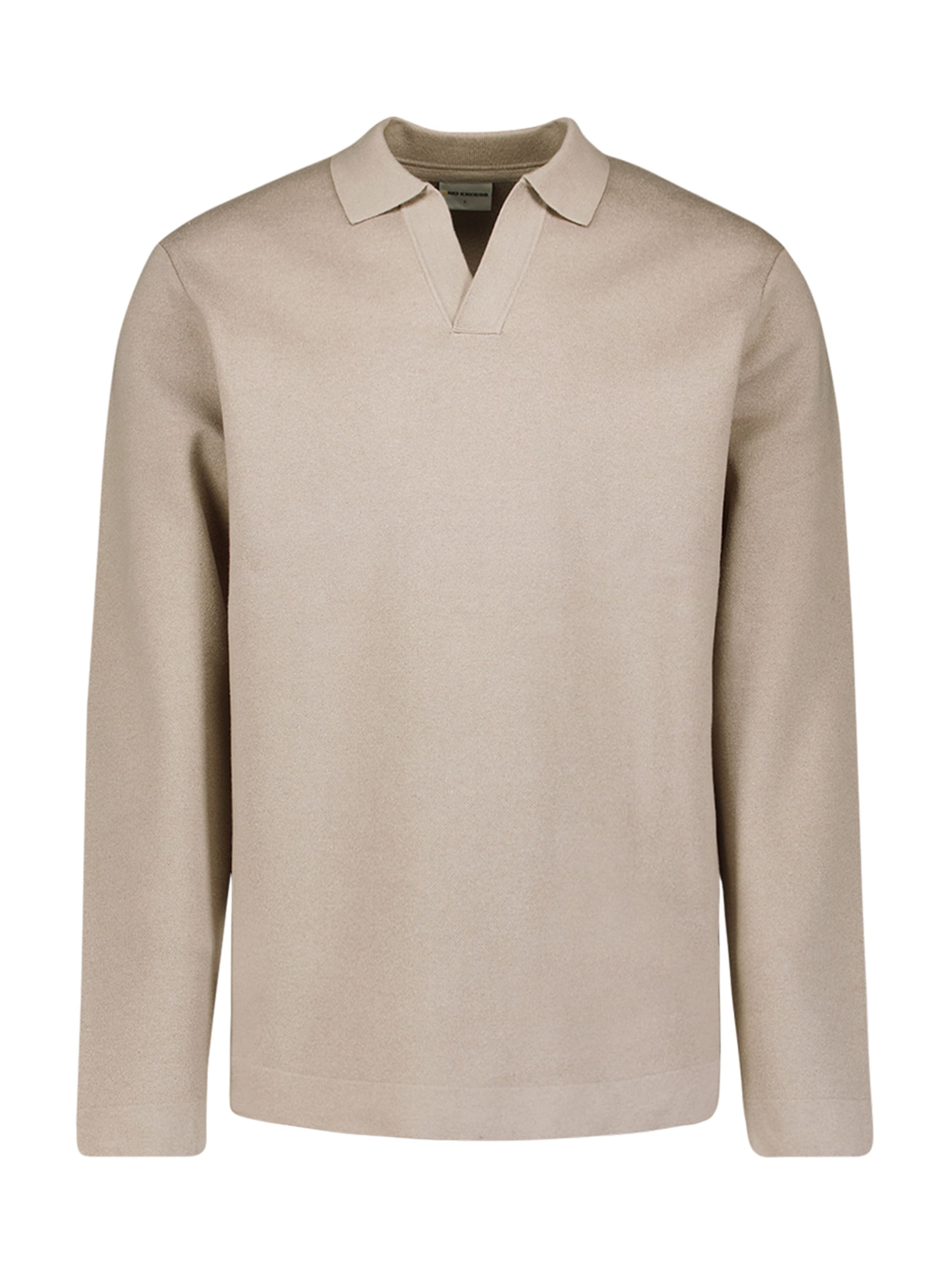 Pull-over No Excess en beige : devant