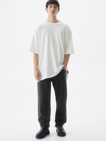 Pull&Bear Wide leg Jeans i blå