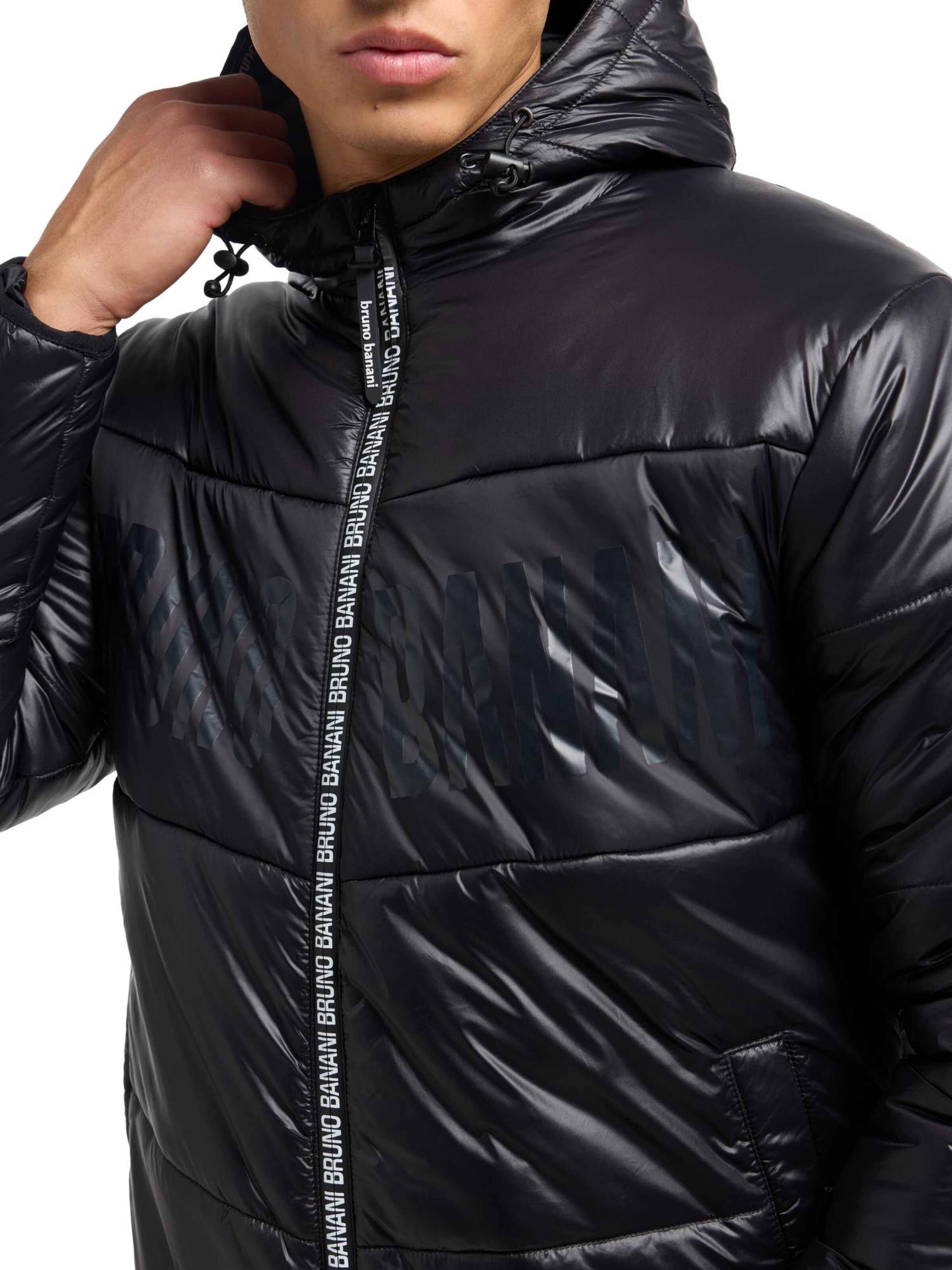 Bruno Banani Between-season jacket 'Conner' in Black