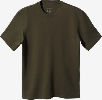 MANGO MAN T-shirt 'Kimi' i grön: framsida