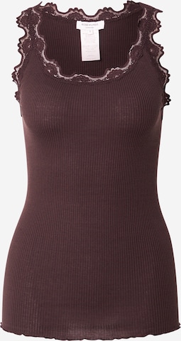 rosemunde Top - Hnedá: predná strana