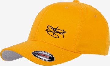 2Stoned Cap 'Flexfit Wooly Combed Classic' in Gold: front