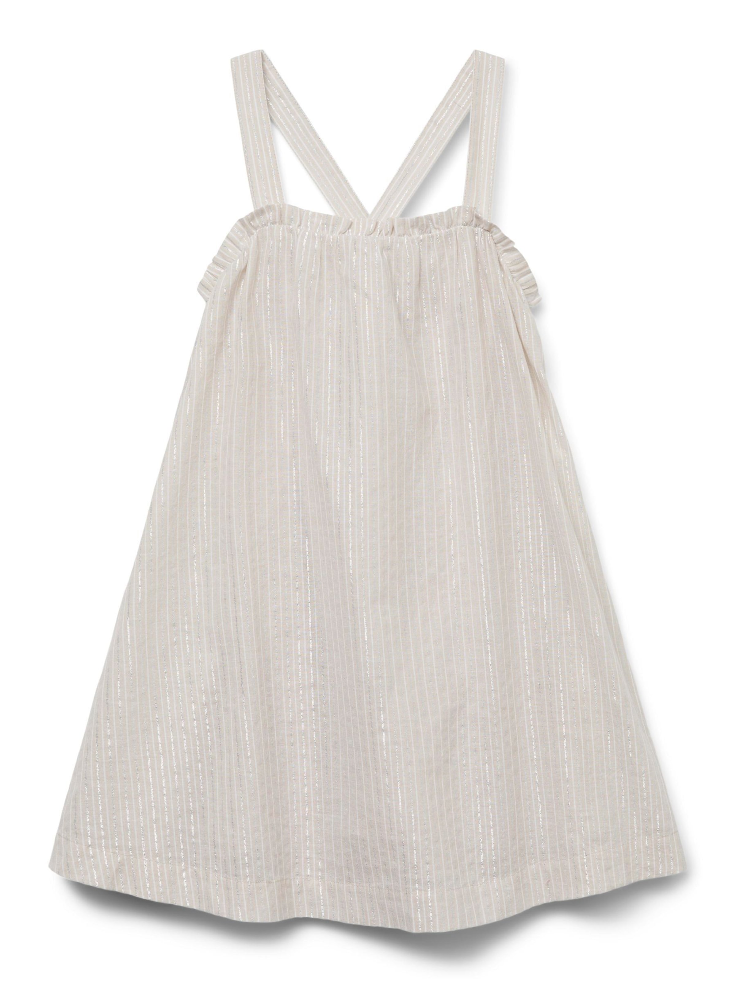 Vero Moda Girl - Vestido en plata: frente