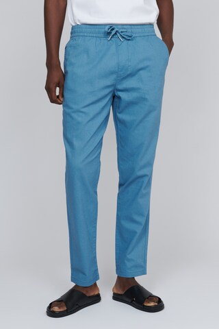 Matinique Regular Broek 'Barton' in Blauw: voorkant