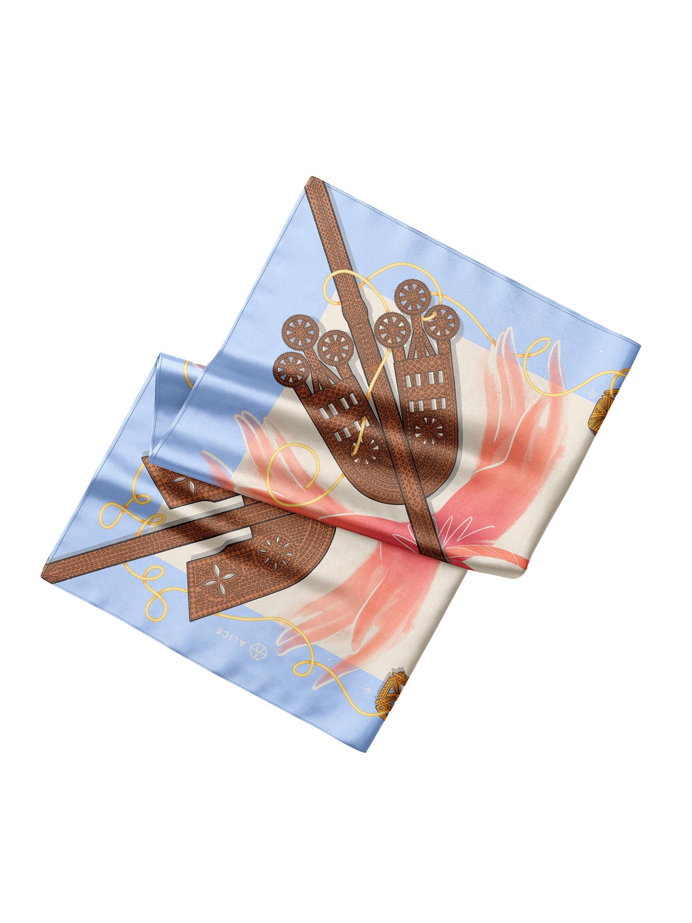 Sciarpa di ALICE Designs in blu