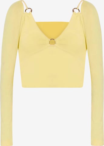No Matter What Blouse in Yellow: front