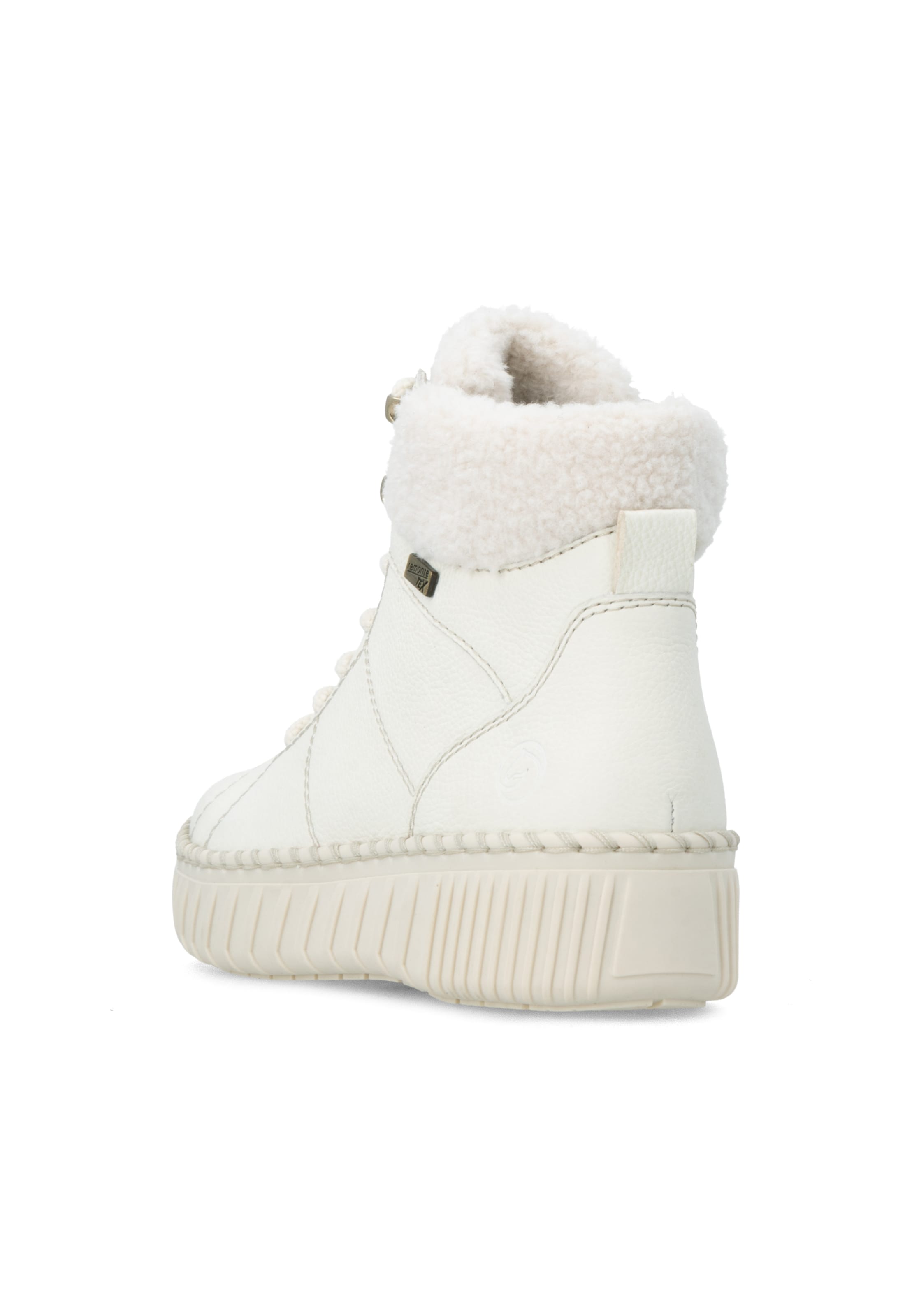 Bottines à lacets ' D4A74 ' REMONTE en blanc
