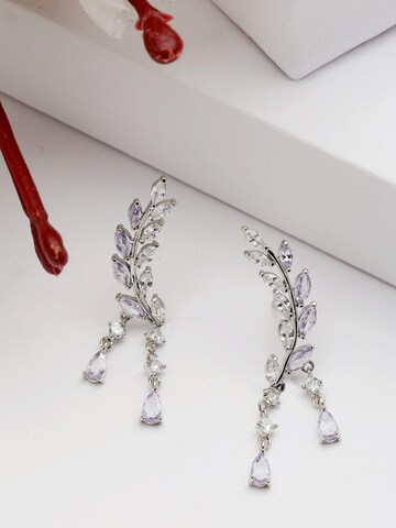 AVANT-GARDE PARIS Ohrringe 'Wilmata' in Lila