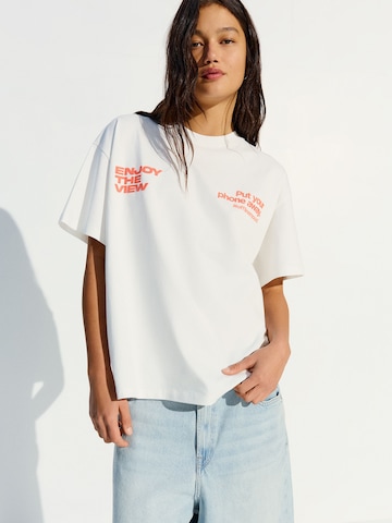 Bershka Shirts i hvid