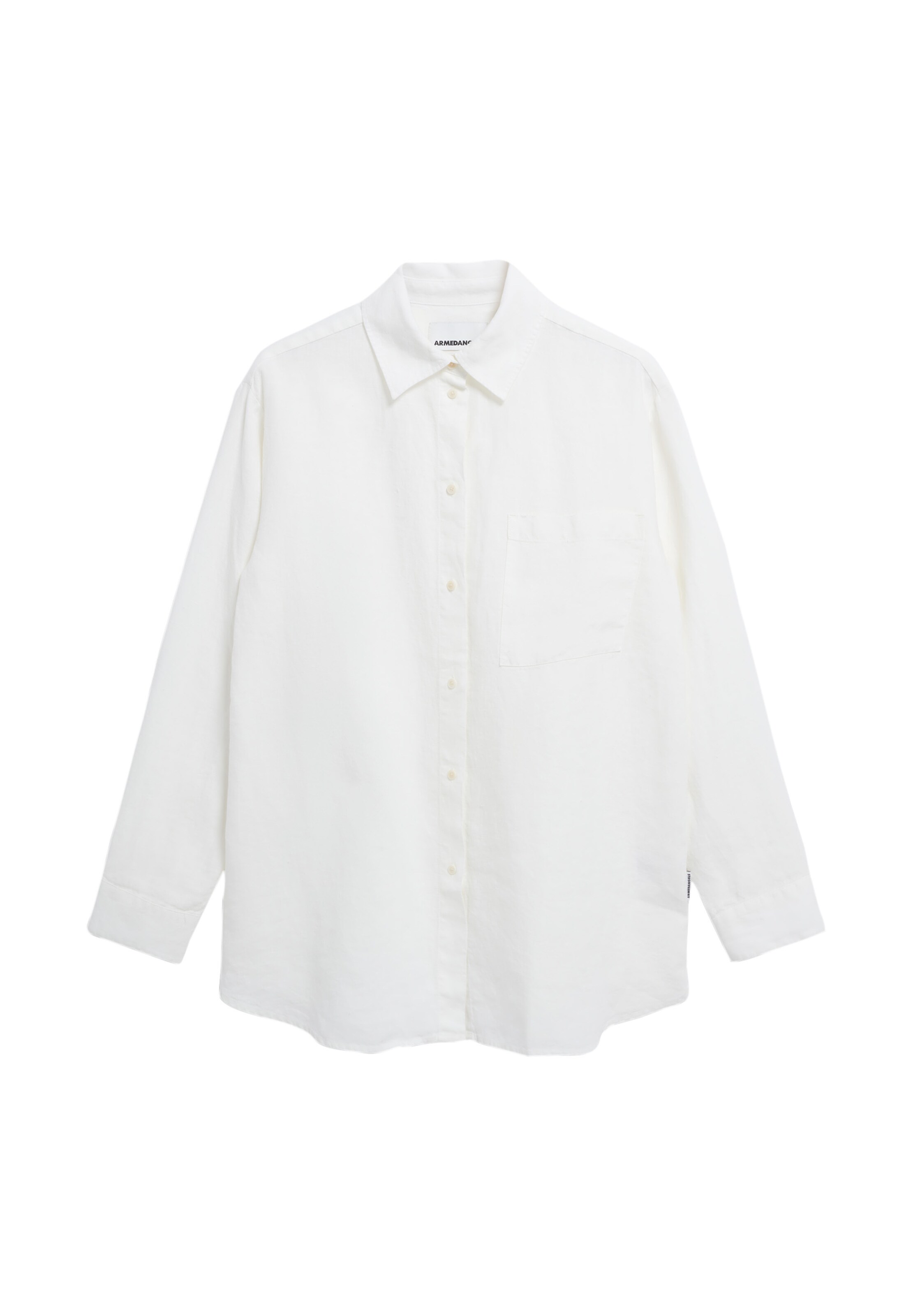 Chemisier ARMEDANGELS en blanc : devant