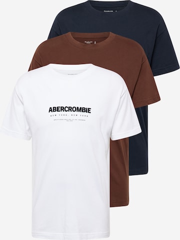 Abercrombie & Fitch Tričko – modrá: přední strana