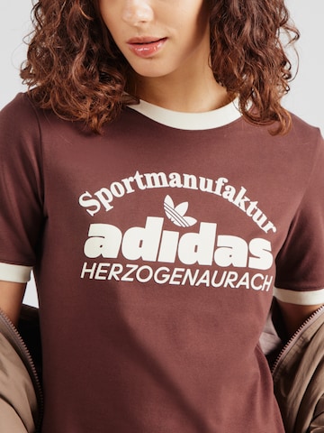 ADIDAS ORIGINALS Μπλουζάκι 'RETRO GRX' σε καφέ