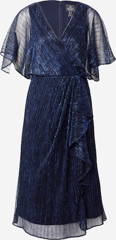 Robe de cocktail Adrianna Papell en bleu : devant