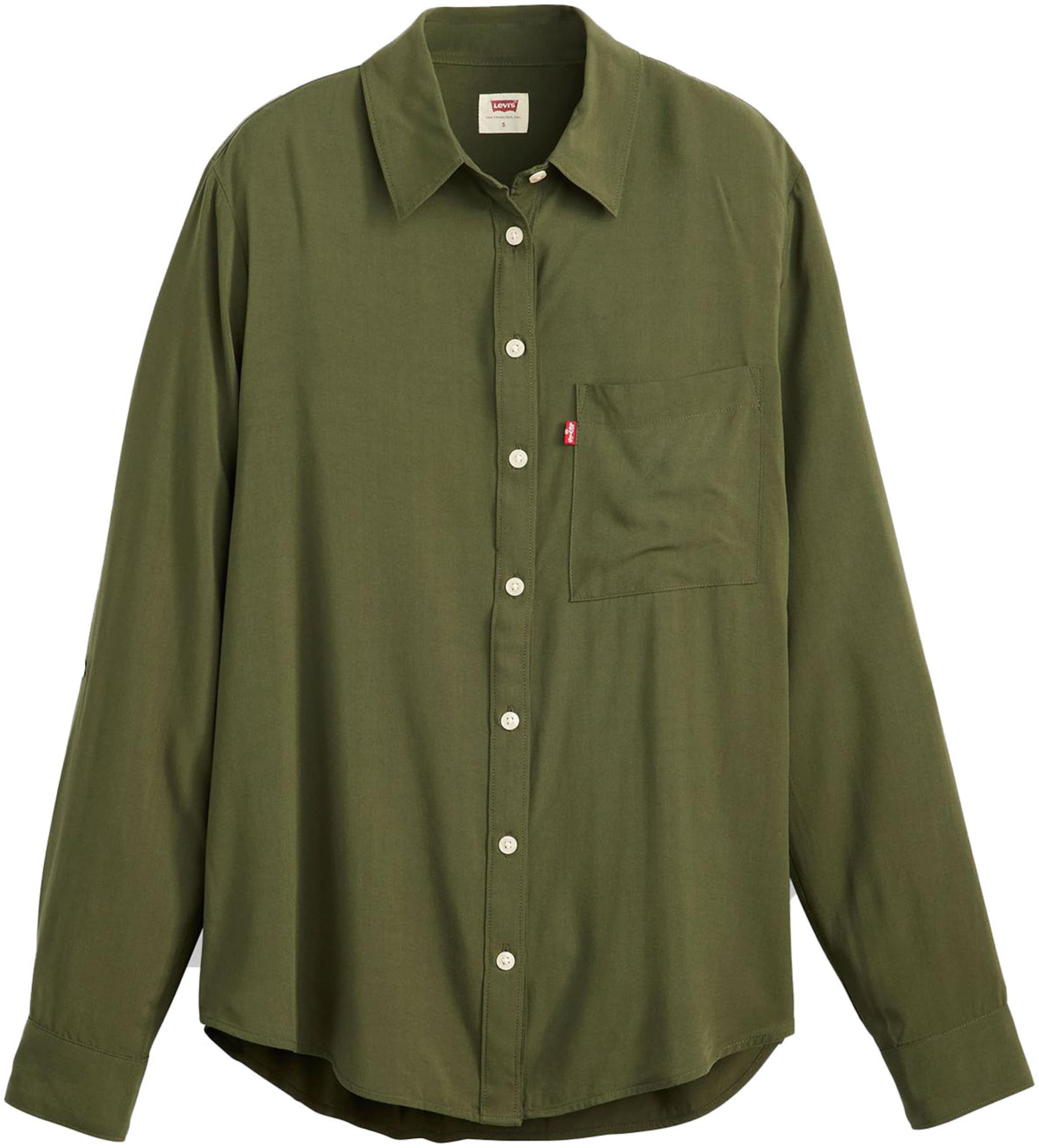 LEVI'S ® Bluse in Grün: Vorderseite