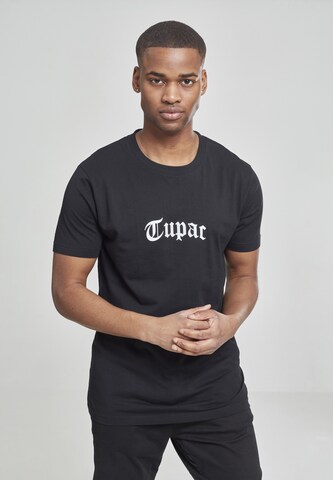 Mister Tee T-Shirt 'Tupac' in Schwarz: Vorderseite