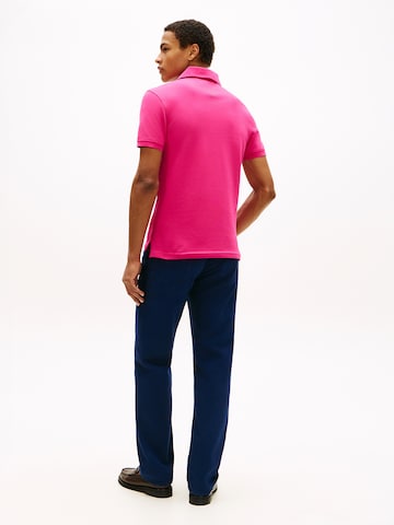 T-Shirt 'CORE 1985 SLIM POLO' TOMMY HILFIGER en rose
