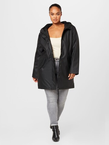 ONLY Carmakoma Between-Seasons Coat 'NEW SALLY' in Black