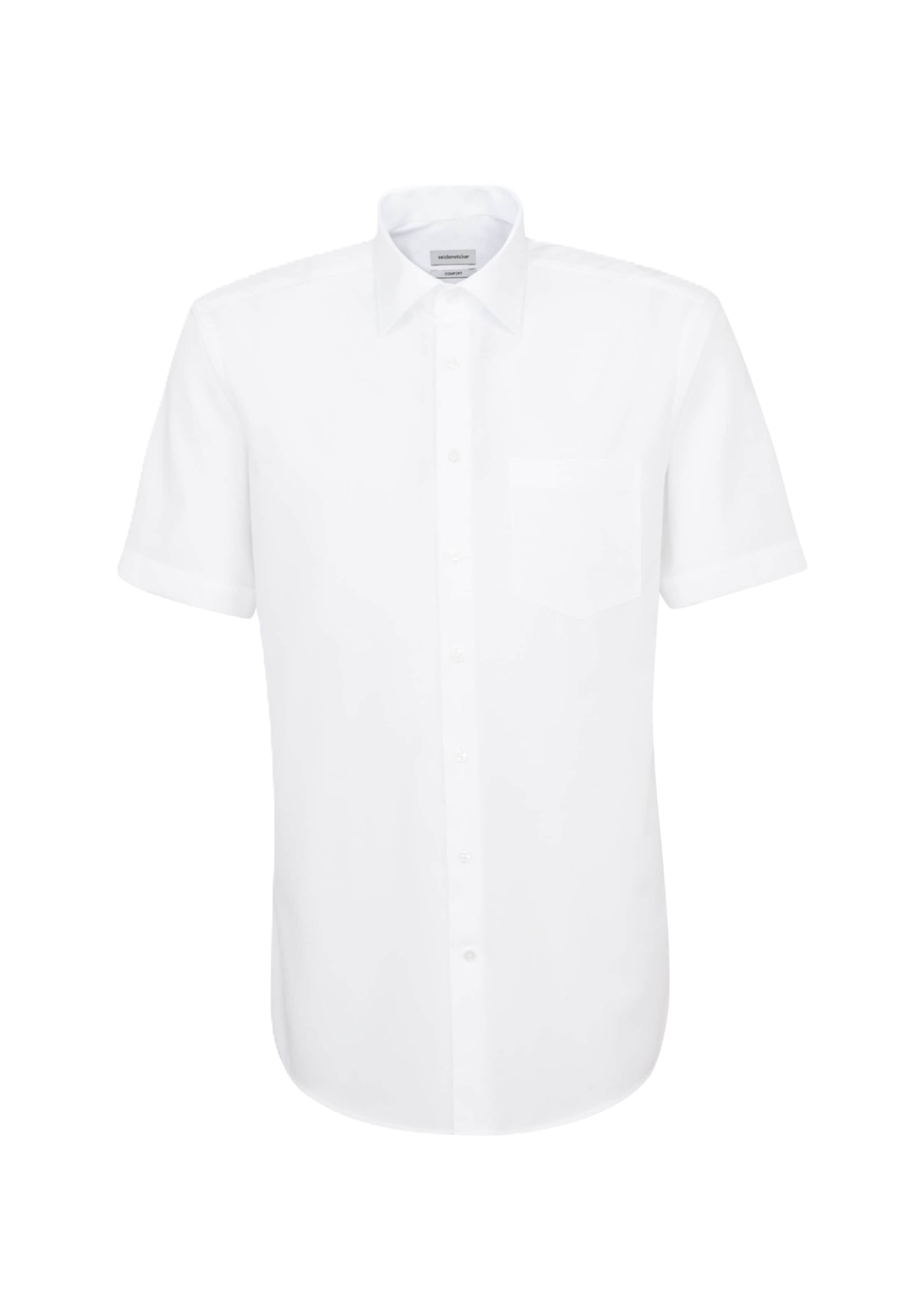SEIDENSTICKER Comfort fit Overhemd in Wit: voorkant
