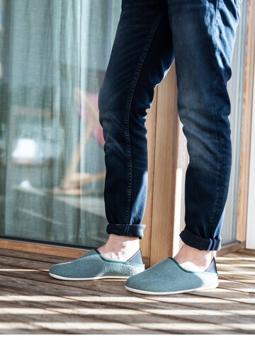 Gottstein Espadrilles 'Espadrille Linen Slip-On' in Green