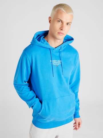 Tommy Jeans Sweatshirt 'ESNTL' in Blauw: voorkant