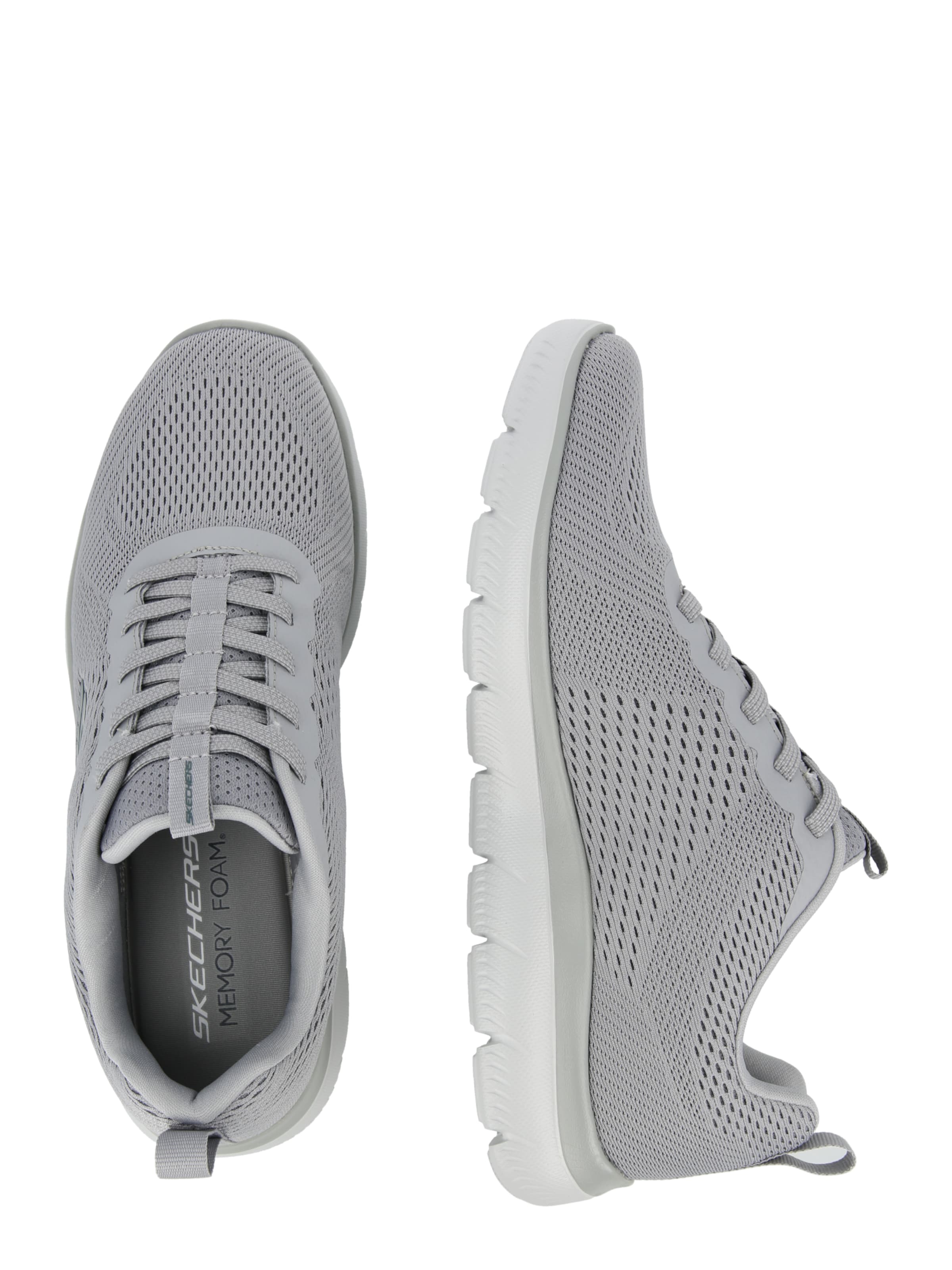 SKECHERS Sneakers laag 'SUMMITS - ECKLER' in Grijs