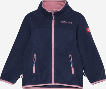 TROLLKIDS Fleecejacke 'Oppdal' in Blau: predná strana