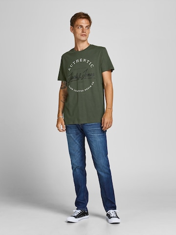 JACK & JONES Majica 'JWHURBAN' | modra barva