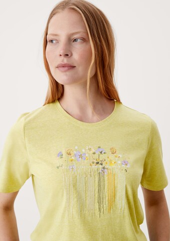 s.Oliver T-shirt i gul