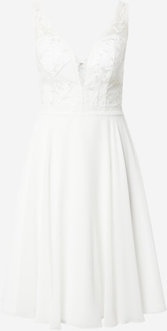 Robe de cocktail MAGIC BRIDE en beige : devant